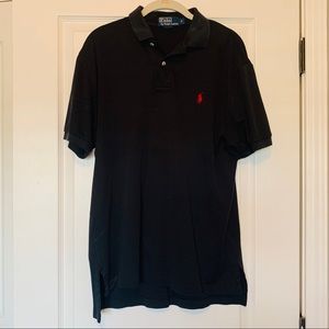 Men’s Black Small Polo